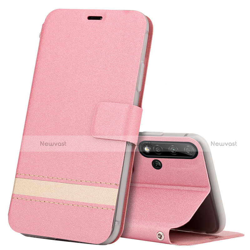 Leather Case Stands Flip Cover T15 Holder for Huawei Nova 5