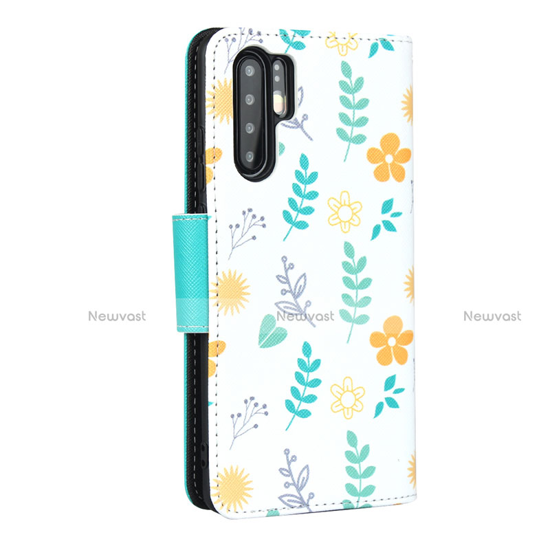 Leather Case Stands Flip Cover T15 Holder for Huawei P30 Pro