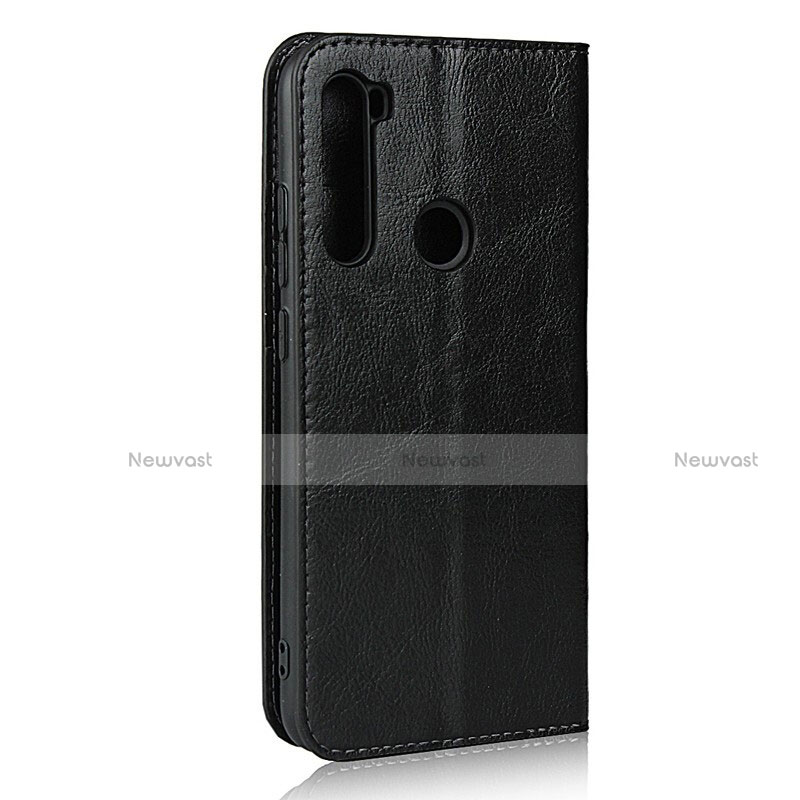 Leather Case Stands Flip Cover T15 Holder for Xiaomi Redmi Note 8 (2021)