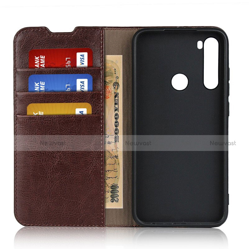 Leather Case Stands Flip Cover T15 Holder for Xiaomi Redmi Note 8