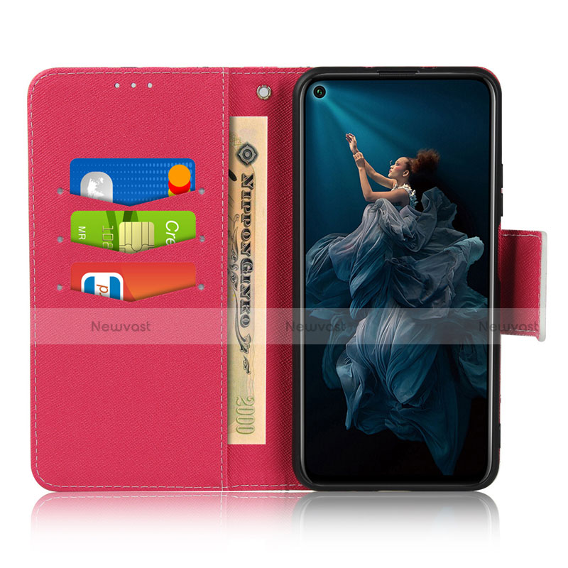 Leather Case Stands Flip Cover T16 Holder for Huawei Honor 20S