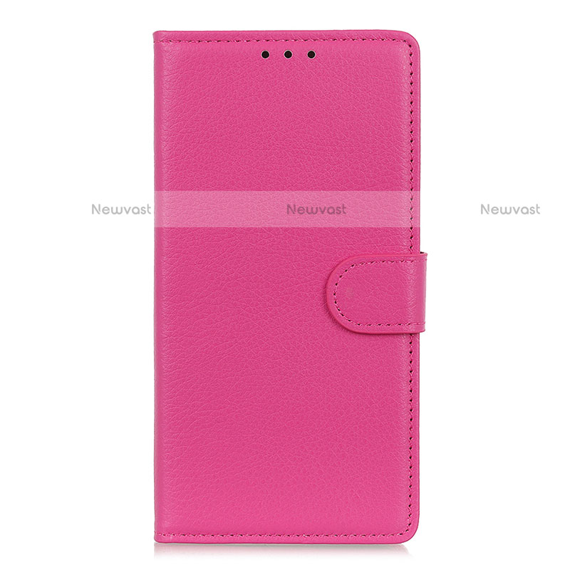 Leather Case Stands Flip Cover T16 Holder for Samsung Galaxy Note 20 Ultra 5G Hot Pink