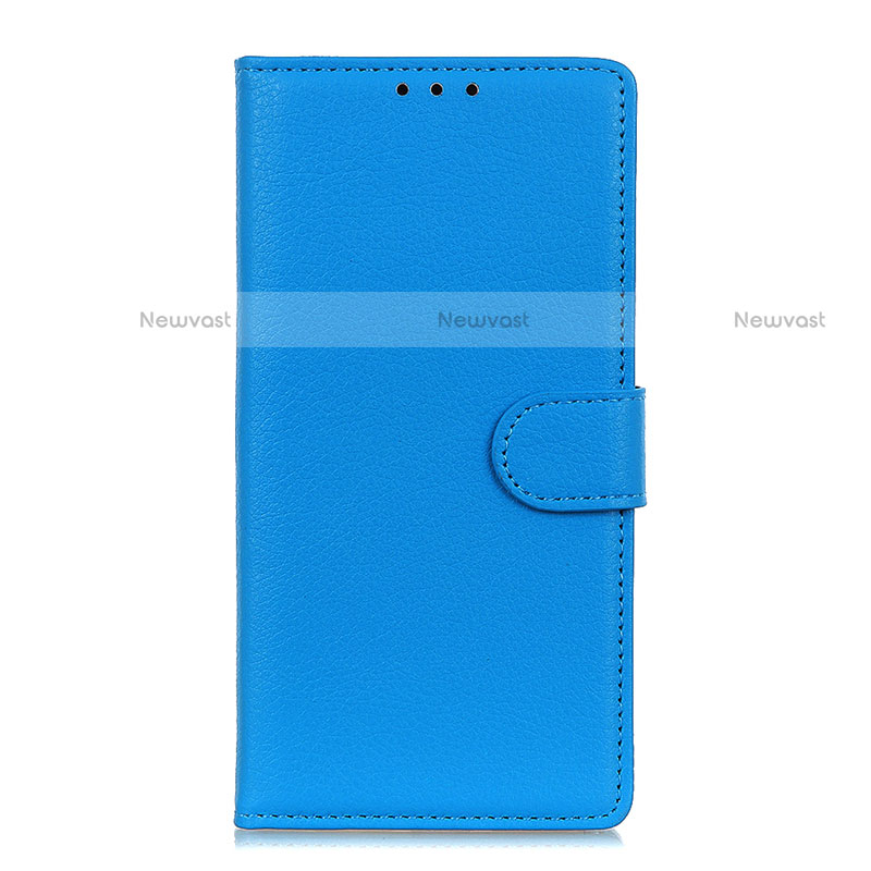 Leather Case Stands Flip Cover T16 Holder for Samsung Galaxy Note 20 Ultra 5G Sky Blue