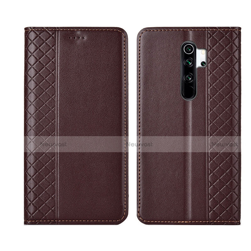 Leather Case Stands Flip Cover T16 Holder for Xiaomi Redmi Note 8 Pro