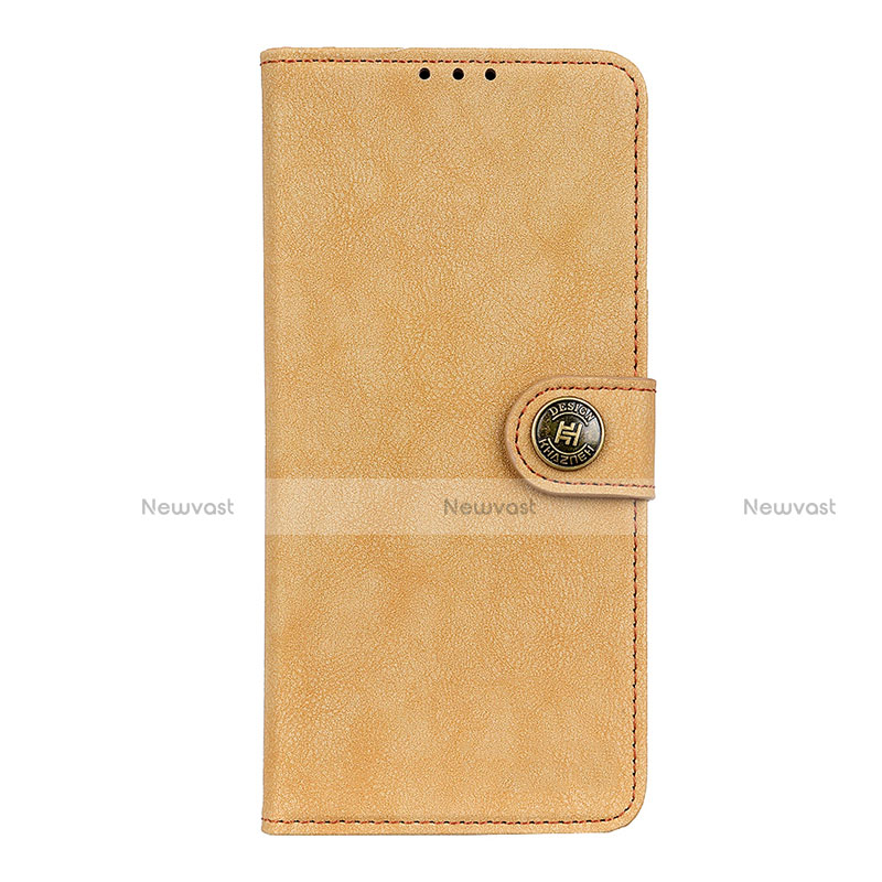 Leather Case Stands Flip Cover T17 Holder for Samsung Galaxy Note 20 5G Yellow