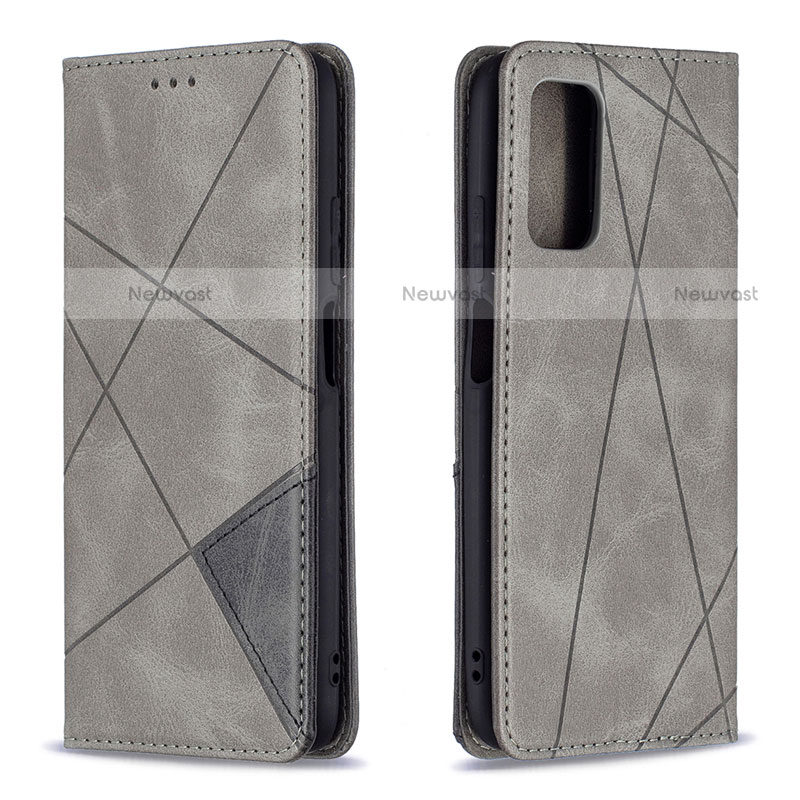 Leather Case Stands Flip Cover T17 Holder for Xiaomi Poco M3