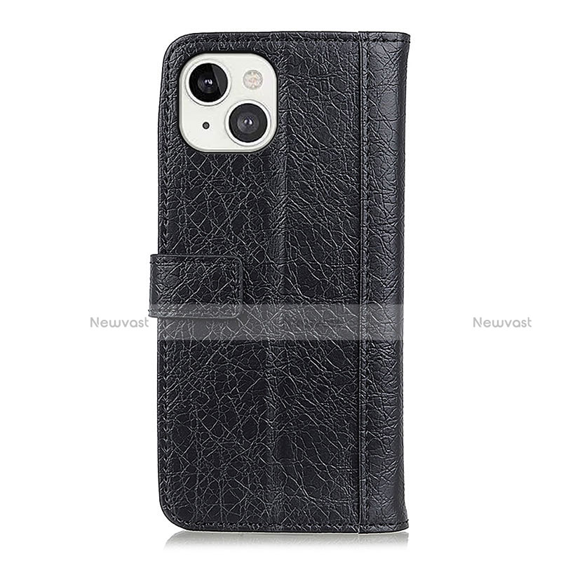 Leather Case Stands Flip Cover T18 Holder for Apple iPhone 13 Mini