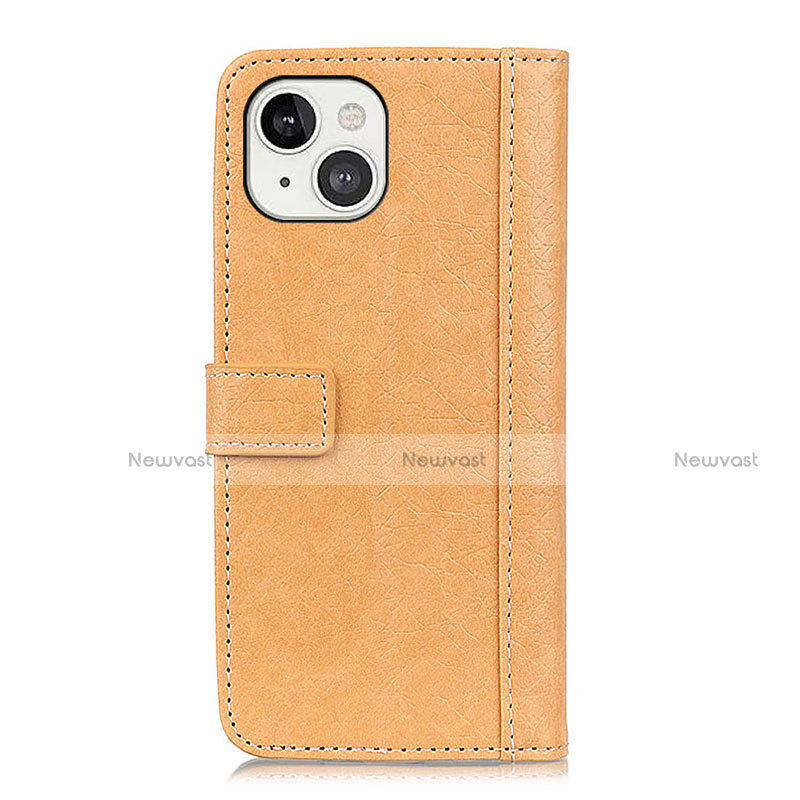 Leather Case Stands Flip Cover T18 Holder for Apple iPhone 14 Plus