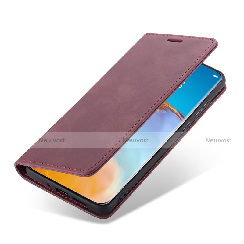 Leather Case Stands Flip Cover T18 Holder for Huawei P40