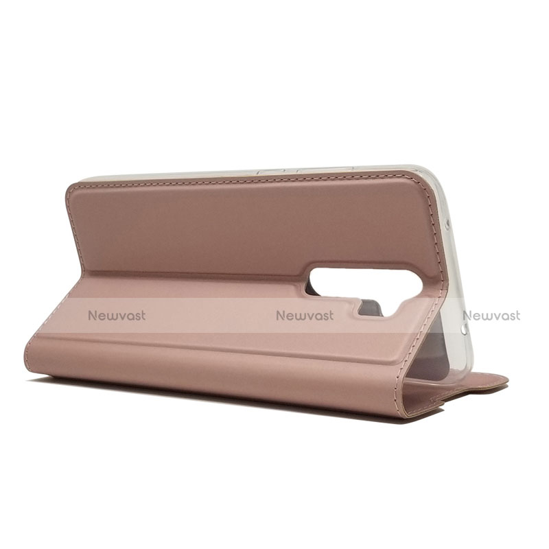 Leather Case Stands Flip Cover T18 Holder for Xiaomi Redmi Note 8 Pro