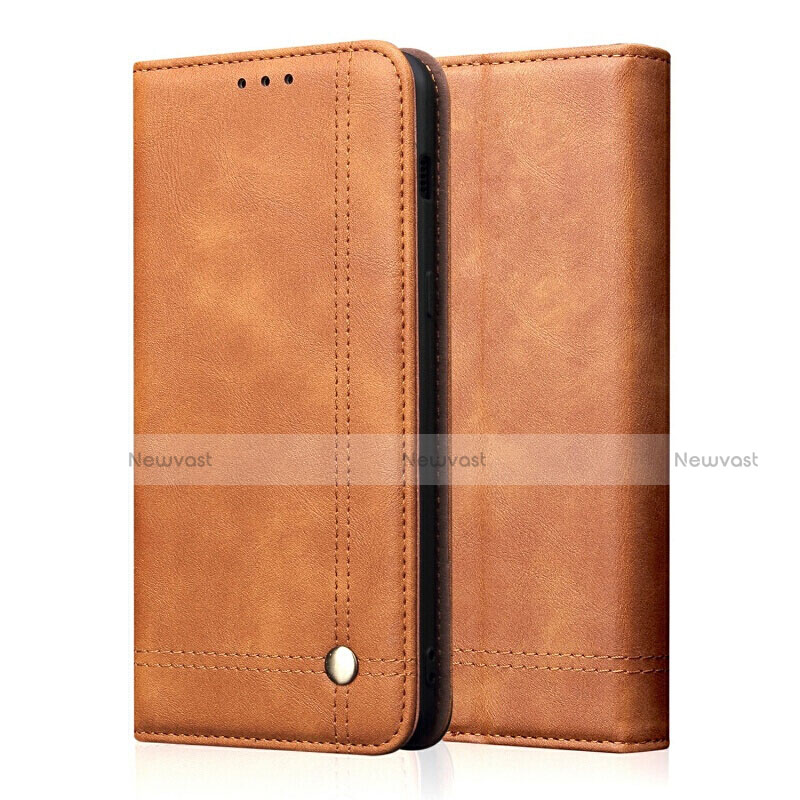 Leather Case Stands Flip Cover T19 Holder for Apple iPhone 11 Pro Max Orange