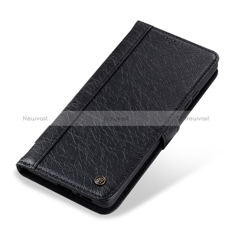 Leather Case Stands Flip Cover T19 Holder for Apple iPhone 14 Pro Black