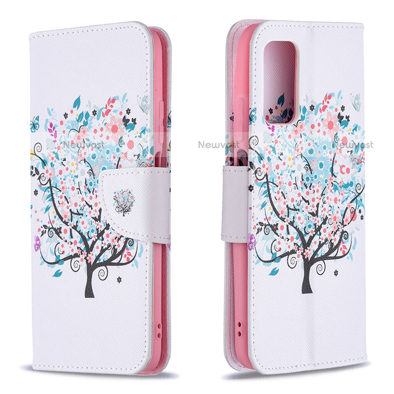 Leather Case Stands Flip Cover T19 Holder for Xiaomi Poco M3