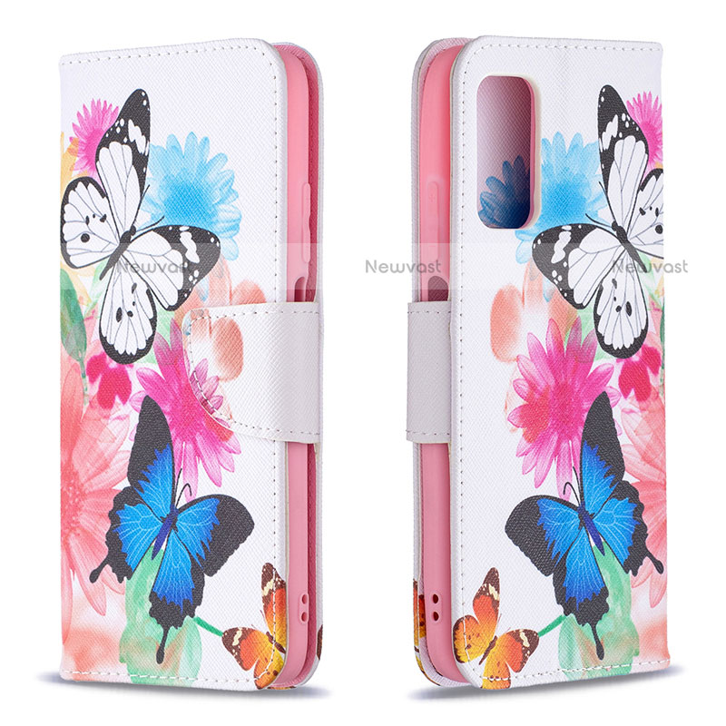 Leather Case Stands Flip Cover T19 Holder for Xiaomi Poco M3
