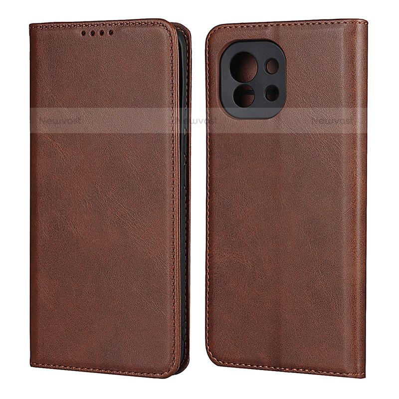 Leather Case Stands Flip Cover T20 Holder for Xiaomi Mi 11 5G
