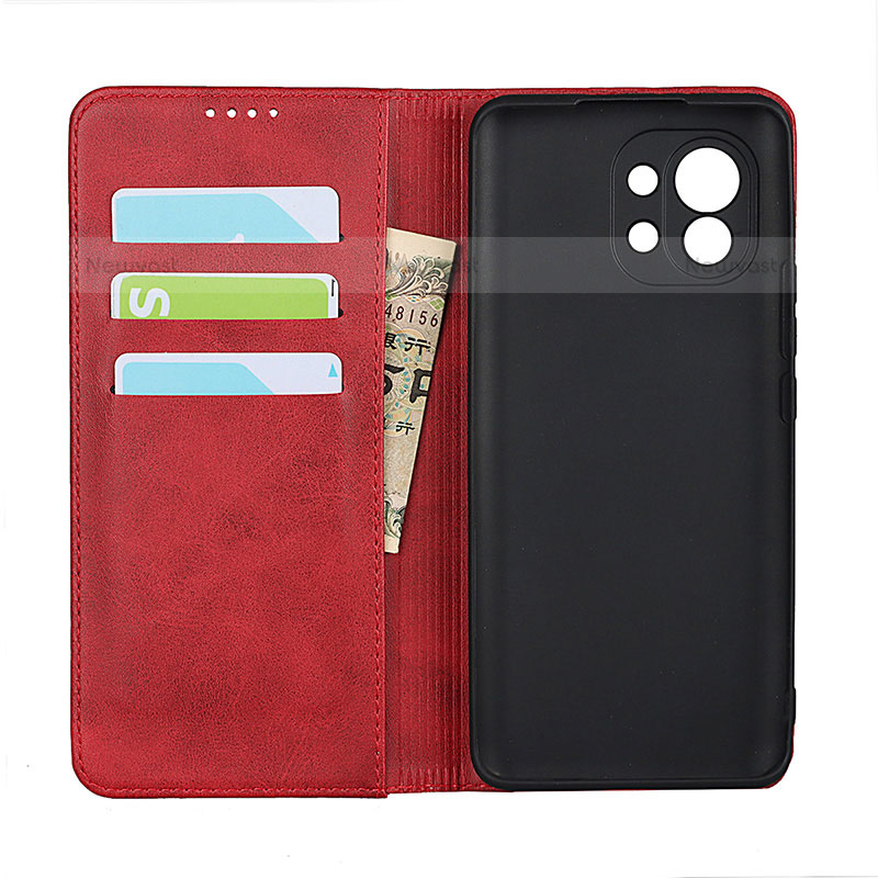 Leather Case Stands Flip Cover T20 Holder for Xiaomi Mi 11 Lite 5G