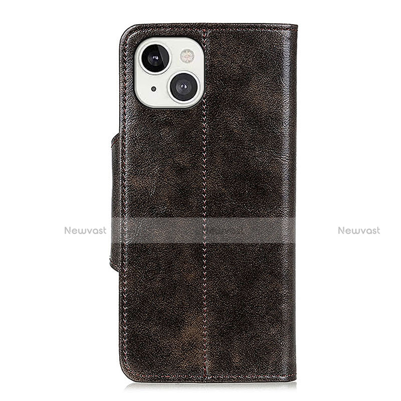 Leather Case Stands Flip Cover T21 Holder for Apple iPhone 13 Mini