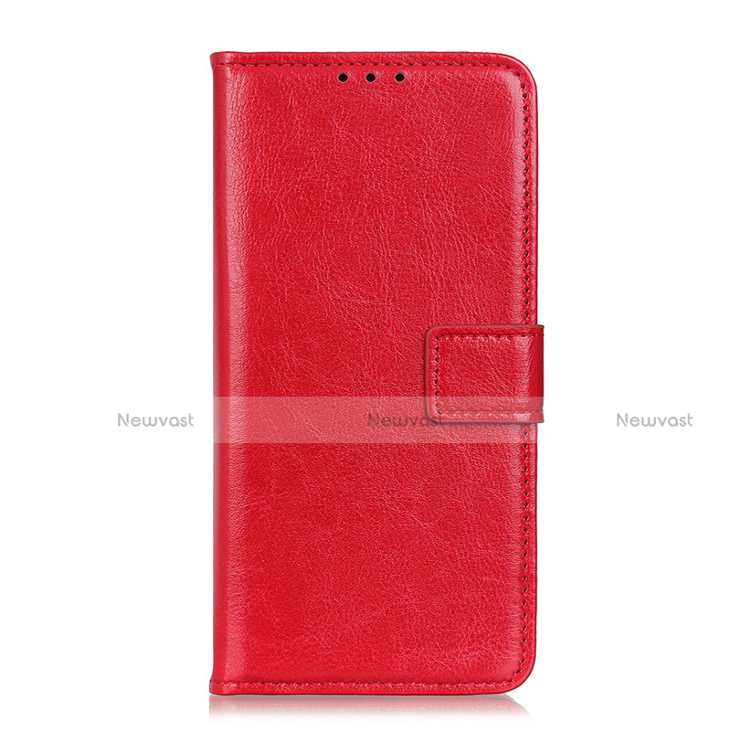 Leather Case Stands Flip Cover T22 Holder for Samsung Galaxy Note 20 5G Red