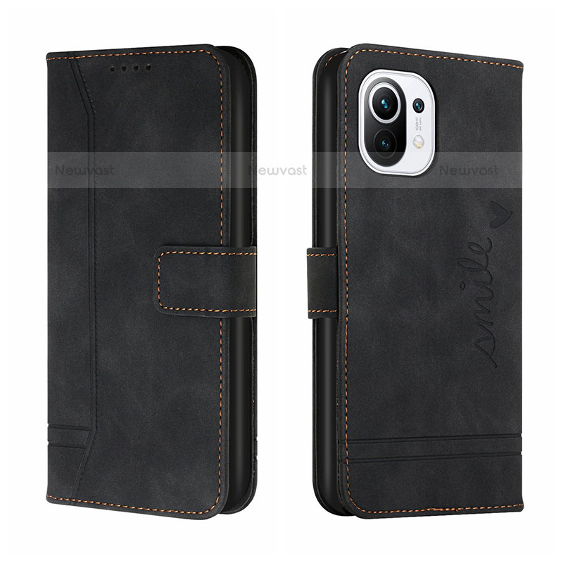 Leather Case Stands Flip Cover T22 Holder for Xiaomi Mi 11 Lite 5G