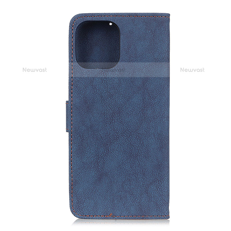 Leather Case Stands Flip Cover T23 Holder for Xiaomi Mi 11 5G Blue
