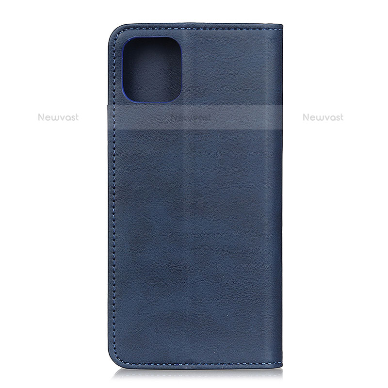 Leather Case Stands Flip Cover T24 Holder for Xiaomi Mi 11 Lite 5G Blue