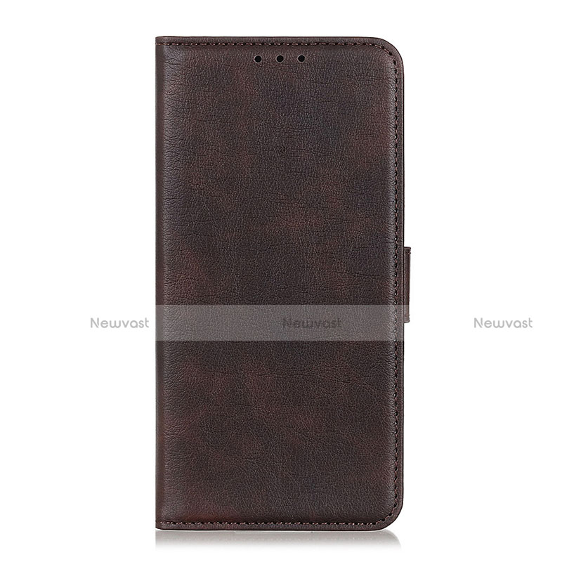 Leather Case Stands Flip Cover T25 Holder for Samsung Galaxy Note 20 5G Brown