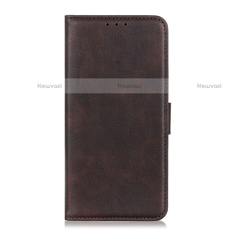 Leather Case Stands Flip Cover T25 Holder for Samsung Galaxy Note 20 Ultra 5G Brown