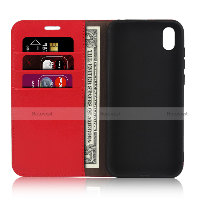 Leather Case Stands Flip Cover U01 Holder for Huawei Enjoy 8S
