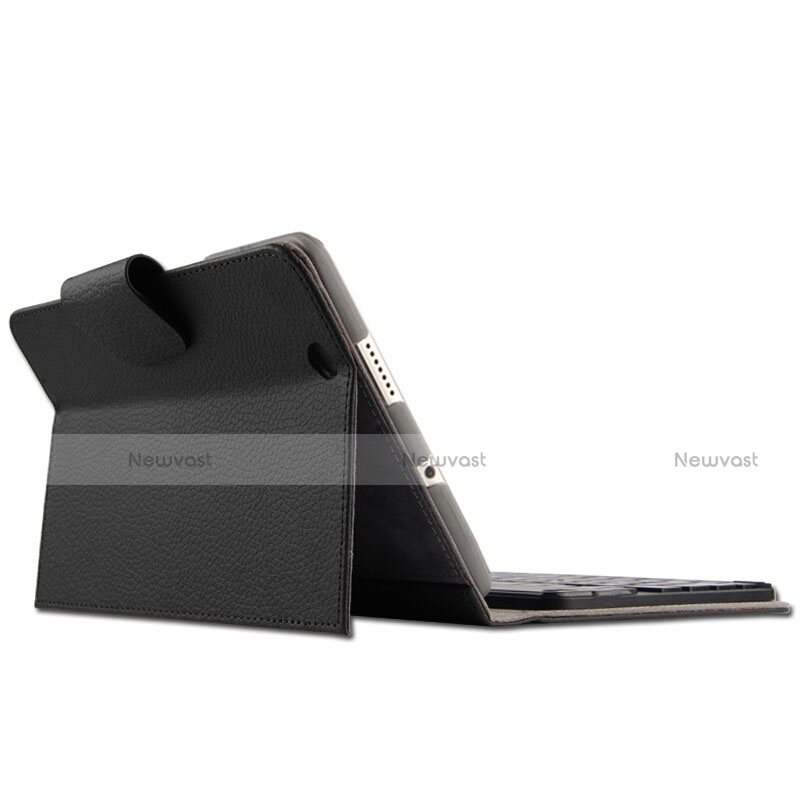 Leather Case Stands Flip Cover with Keyboard for Huawei Mediapad M3 8.4 BTV-DL09 BTV-W09 Black