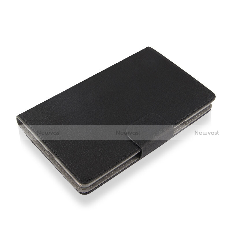 Leather Case Stands Flip Cover with Keyboard for Huawei MediaPad M5 8.4 SHT-AL09 SHT-W09 Black