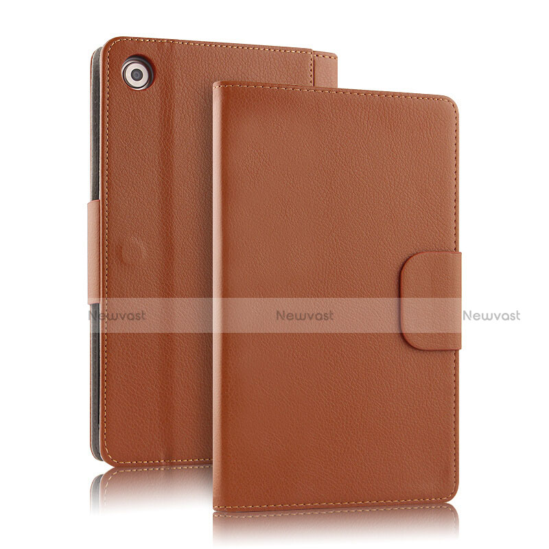 Leather Case Stands Flip Cover with Keyboard for Huawei MediaPad M5 8.4 SHT-AL09 SHT-W09 Brown