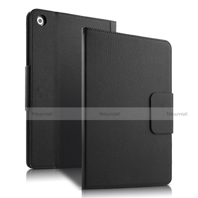 Leather Case Stands Flip Cover with Keyboard for Huawei MediaPad M5 Pro 10.8 Black