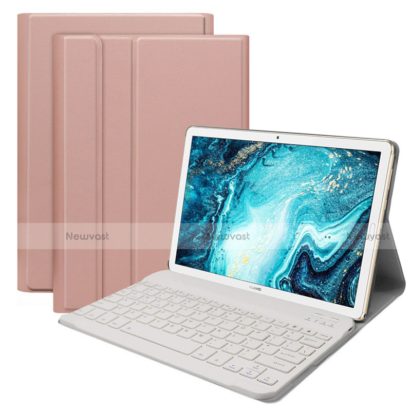 Leather Case Stands Flip Cover with Keyboard K01 for Huawei MatePad 10.8