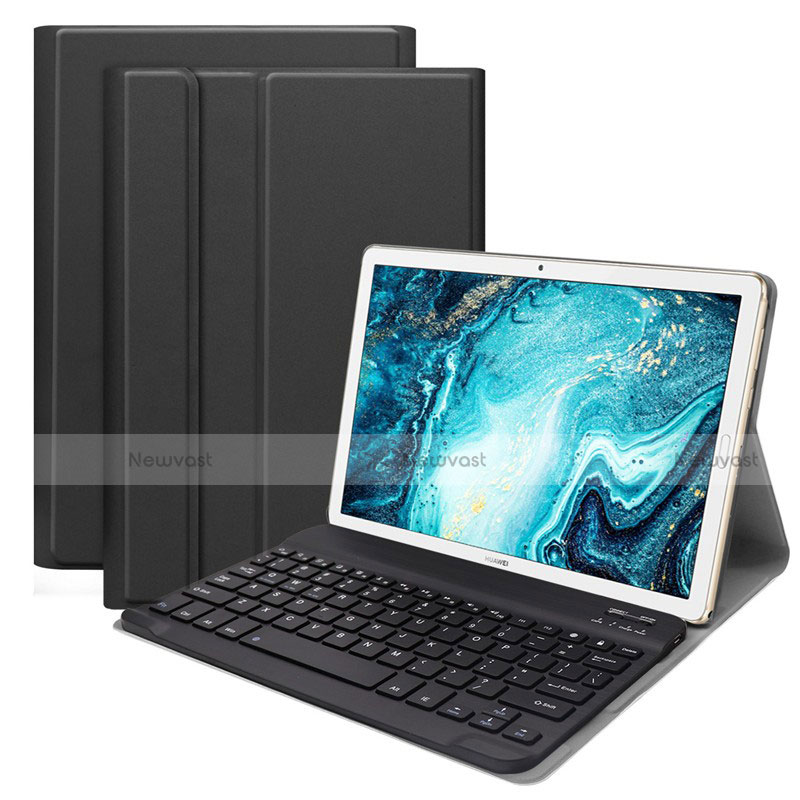 Leather Case Stands Flip Cover with Keyboard K01 for Huawei MatePad 10.8