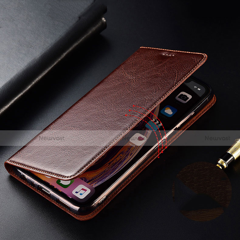 Leather Case Stands Flip Cover Z06 Holder for Apple iPhone 14 Pro Max
