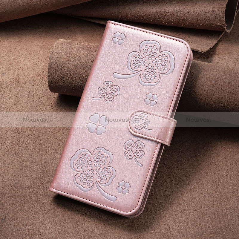 Leather Case Stands Flip Flowers Cover Holder BF2 for Google Pixel 8 5G