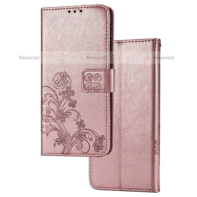 Leather Case Stands Flip Flowers Cover Holder for Samsung Galaxy A51 4G