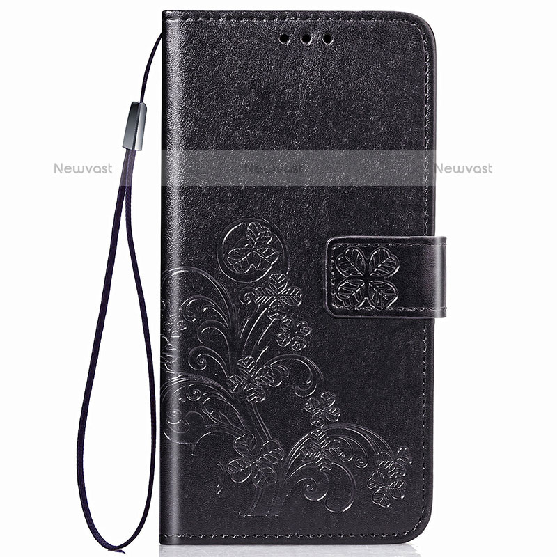 Leather Case Stands Flip Flowers Cover Holder for Samsung Galaxy M21