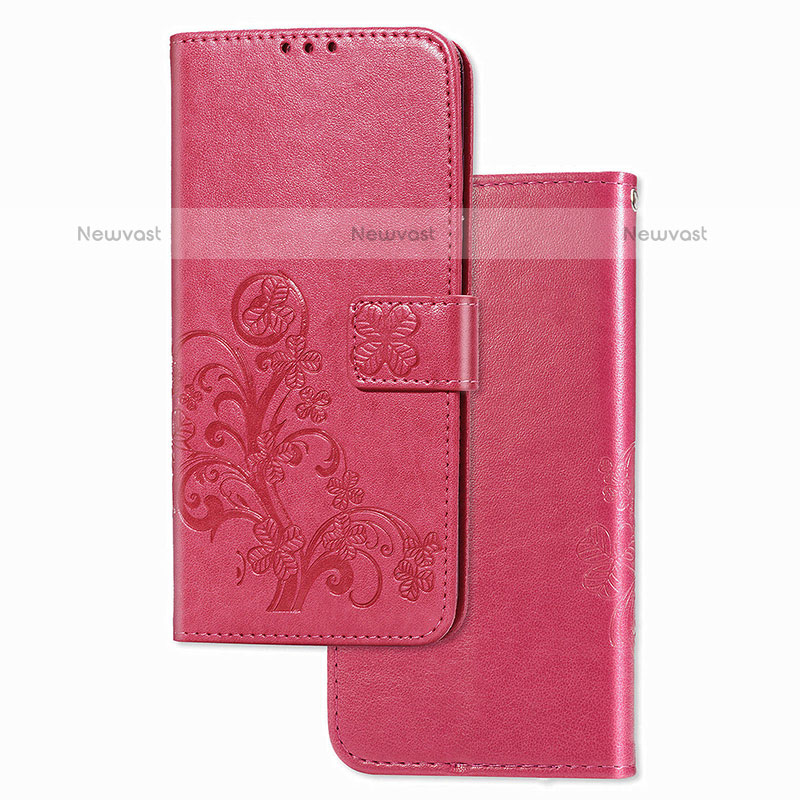 Leather Case Stands Flip Flowers Cover Holder for Samsung Galaxy Z Fold3 5G