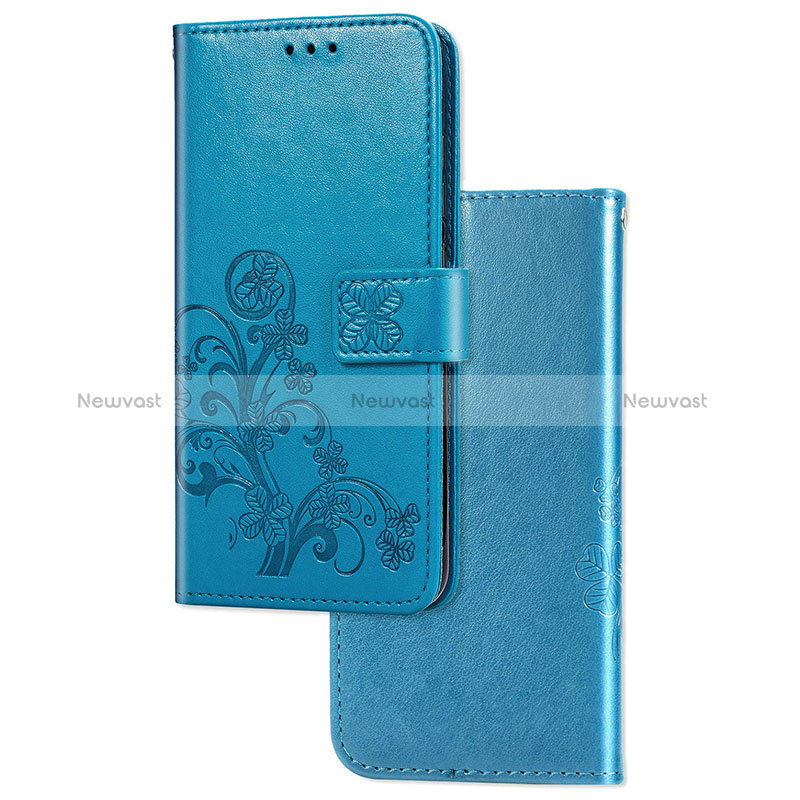 Leather Case Stands Flip Flowers Cover Holder for Sony Xperia 1 II