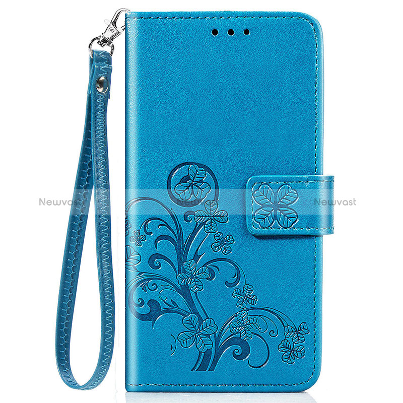 Leather Case Stands Flip Flowers Cover Holder for Sony Xperia 8