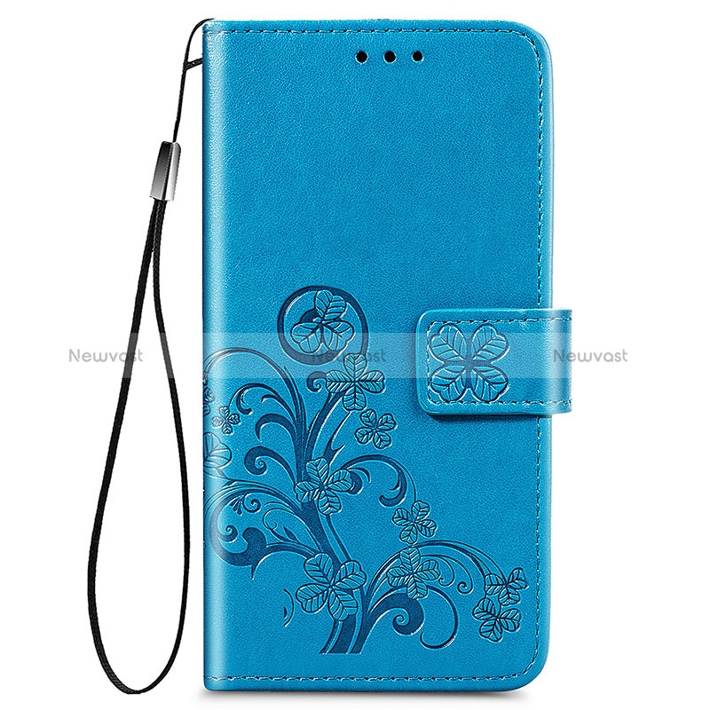 Leather Case Stands Flip Flowers Cover Holder for Vivo Y11s