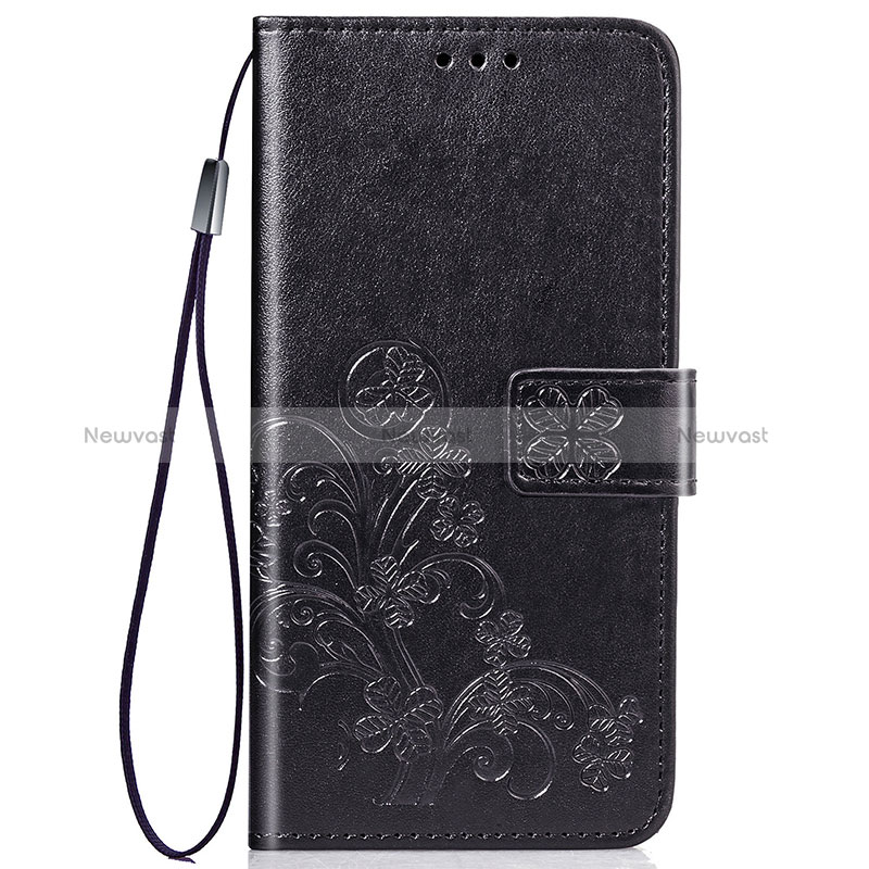 Leather Case Stands Flip Flowers Cover Holder S01D for Huawei P40