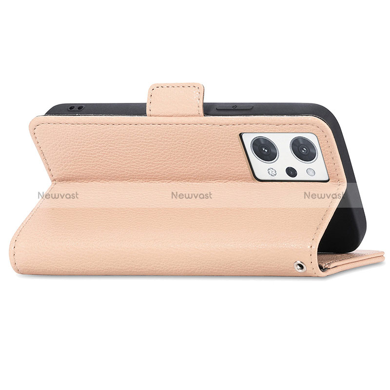 Leather Case Stands Flip Flowers Cover Holder S02D for Oppo Reno7 A