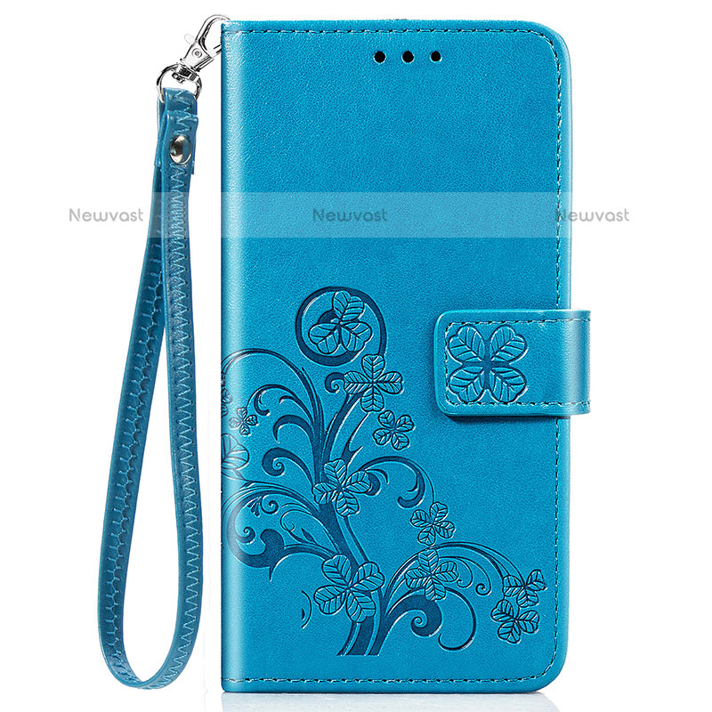 Leather Case Stands Flip Flowers Cover Holder S02D for Samsung Galaxy A20