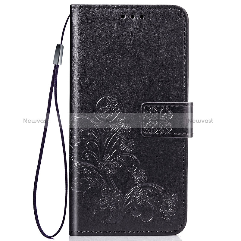 Leather Case Stands Flip Flowers Cover Holder S03D for Huawei P40 Pro