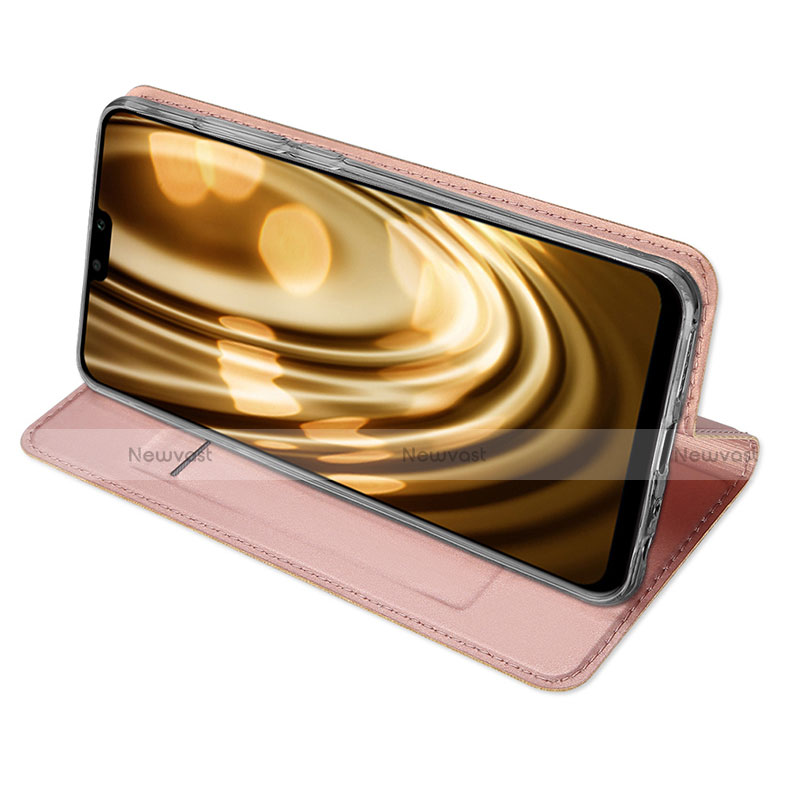 Leather Case Stands Flip Holder Cover for Huawei Enjoy 9 Plus