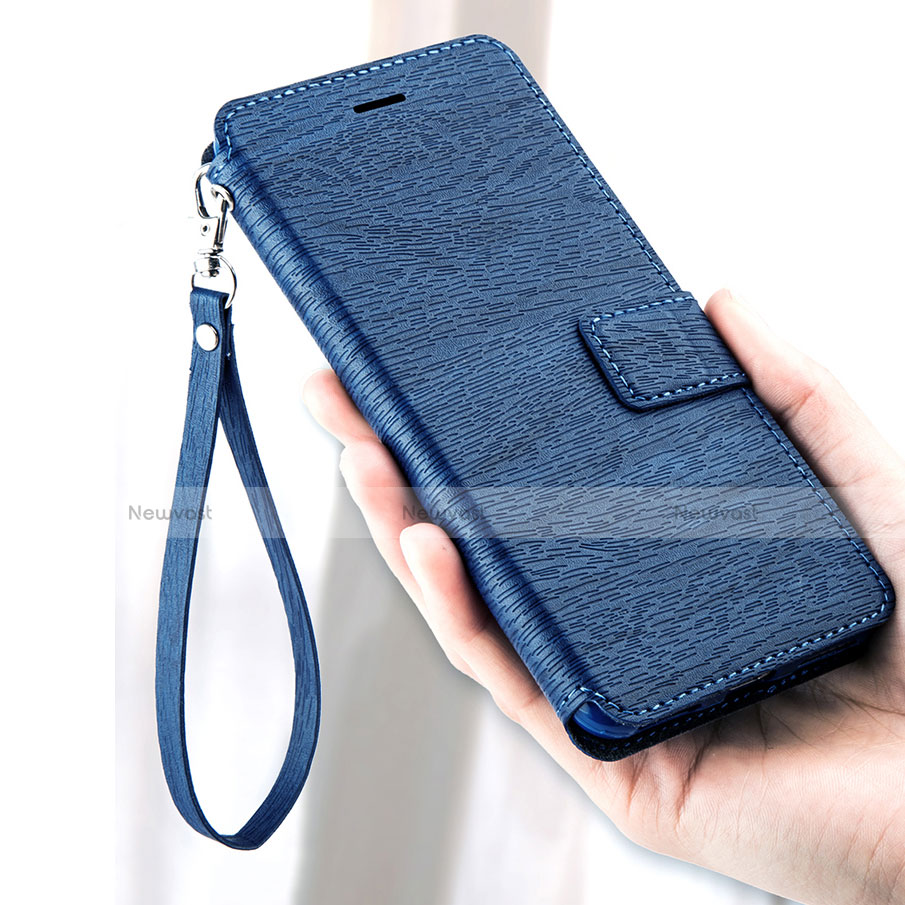Leather Case Stands Flip Holder Cover for Huawei Honor Play 8A