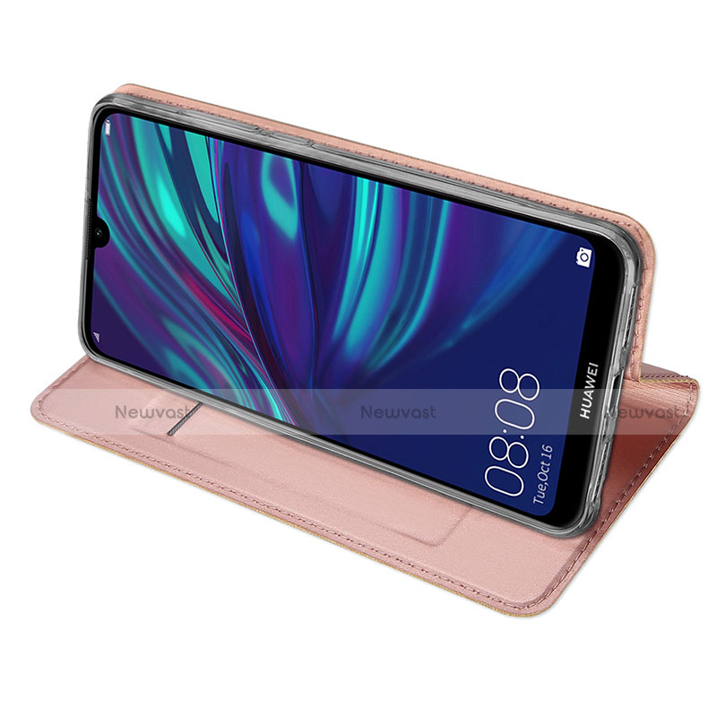 Leather Case Stands Flip Holder Cover for Huawei Y7 Prime (2019)