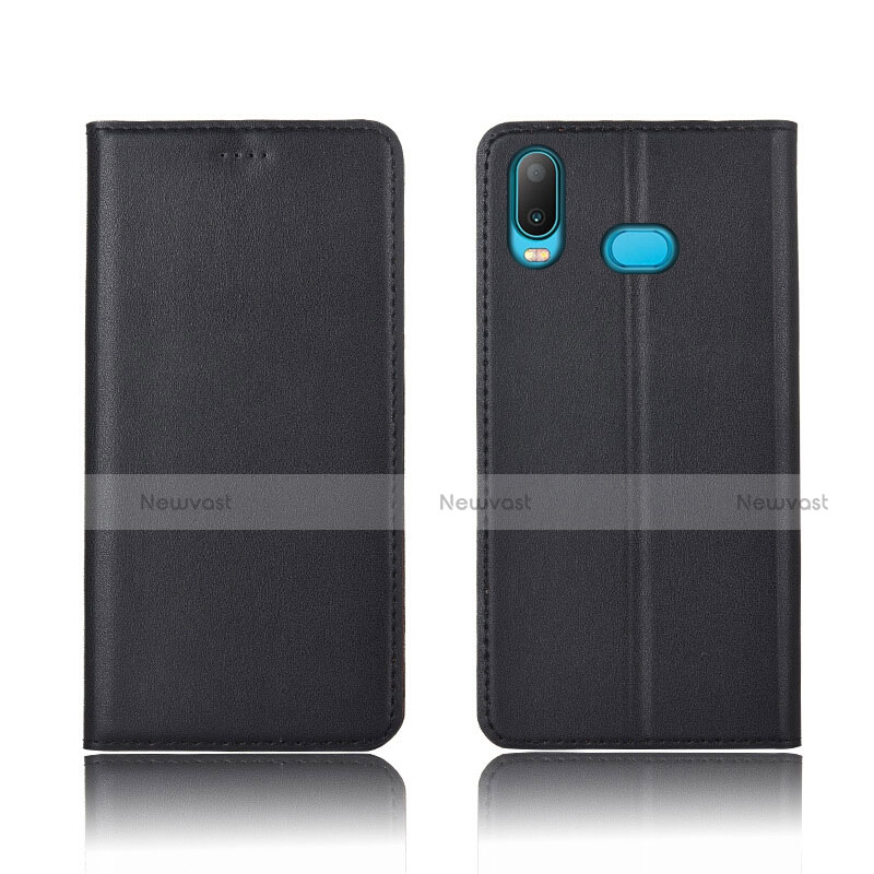 Leather Case Stands Flip Holder Cover for Samsung Galaxy A6s